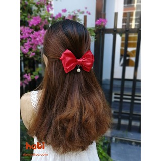 Kẹp tóc nơ đơn giản N13- Kẹp tóc Handmade HATI