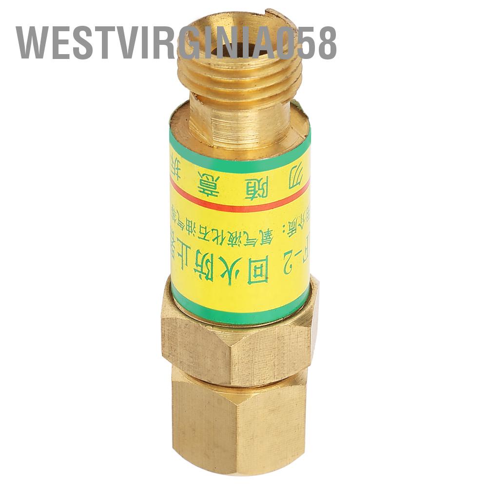 Westvirginia058 Van kiểm tra oxy / axetylen hồi tưởng Bộ điều khiển hàn Cắt ngọn lửa đuốc M16 * 1.5