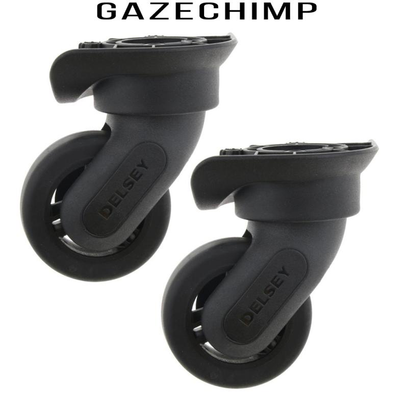1 Cặp Bánh Xe 360 Độ Chống Ồn Tiện Dụng Cho Vali Du Lịch ° Bánh Xe Xoay Màu Đen A844 A84