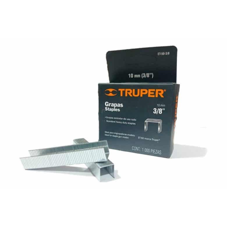 Hộp 1000 Ghim Đinh Chữ U - 3/8  ET-50-3/8 TRUPER 17967 - HÀNG CHÍNH HÃNG