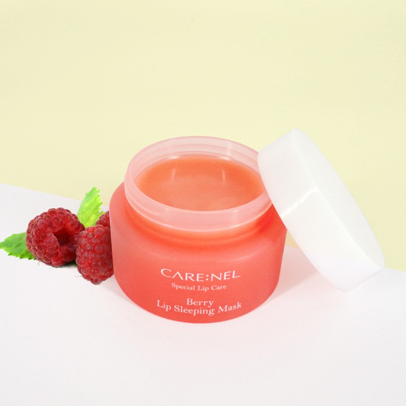Mặt nạ ngủ môi Care:nel Lip Sleeping Mask hồng \ xanh Carenel 5g