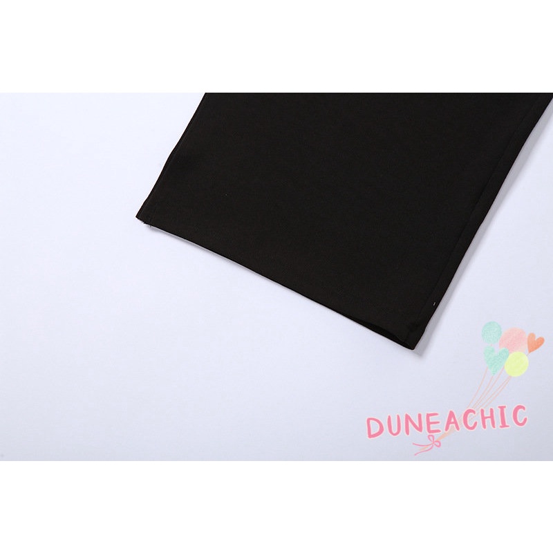 DUNEA Đầm Hở Vai Xẻ Tà In Hình Rồng Thời Trang Cho Nữ