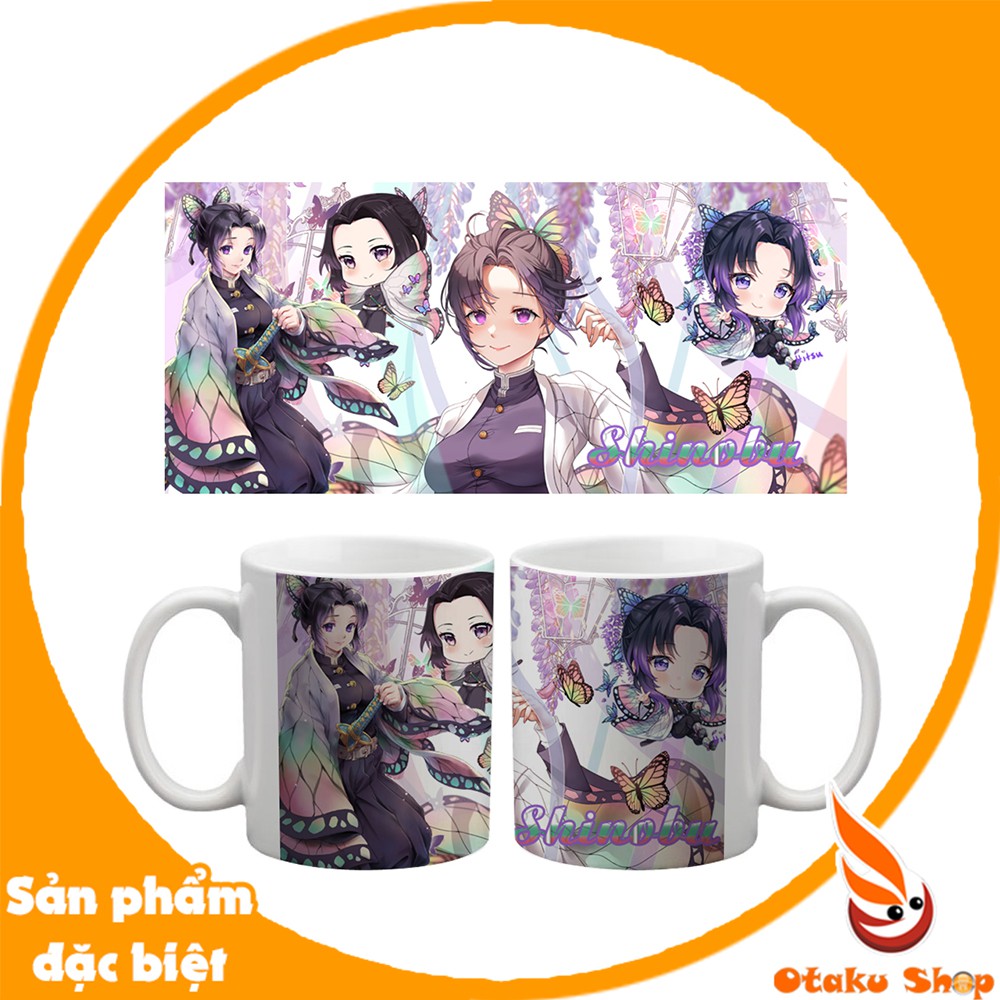 Cốc sứ, Ly sứ in hình Anime Kimetsu No Yaiba - Shinobu