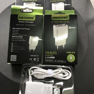 Sạc Kim Cương KMG 813 Cổng Micro USB