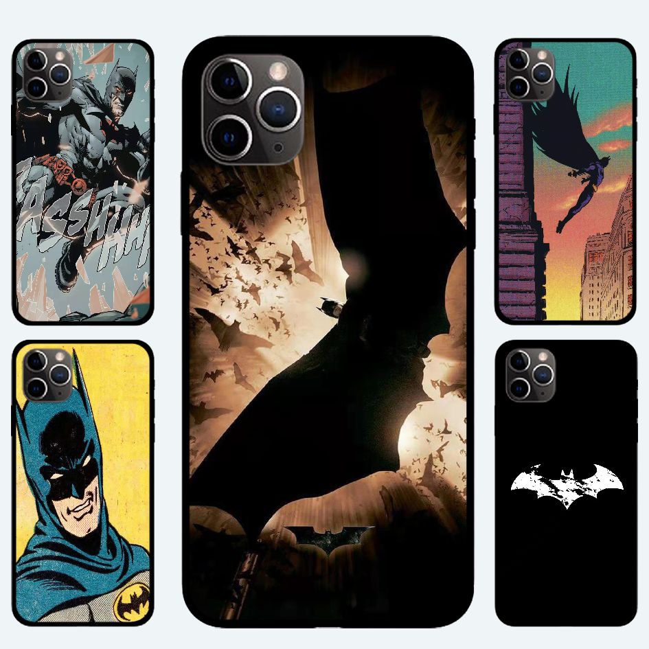Ốp Lưng Hình Biểu Tượng Batman Cho Iphonex Xsamx Iphone11 Pro Max Xr Iphone8 / 7plus 7 / 6 / 6splus