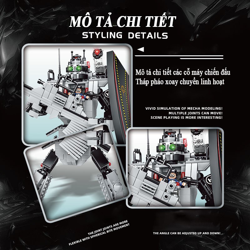 [1000 chi tiết] Bộ đồ chơi Legoo chiến hạm lắp ráp mô hình ,lắp ghép Tàu Sân Bay ,lắp khiểu Tàu chiến , TẠO HÌNH Robot