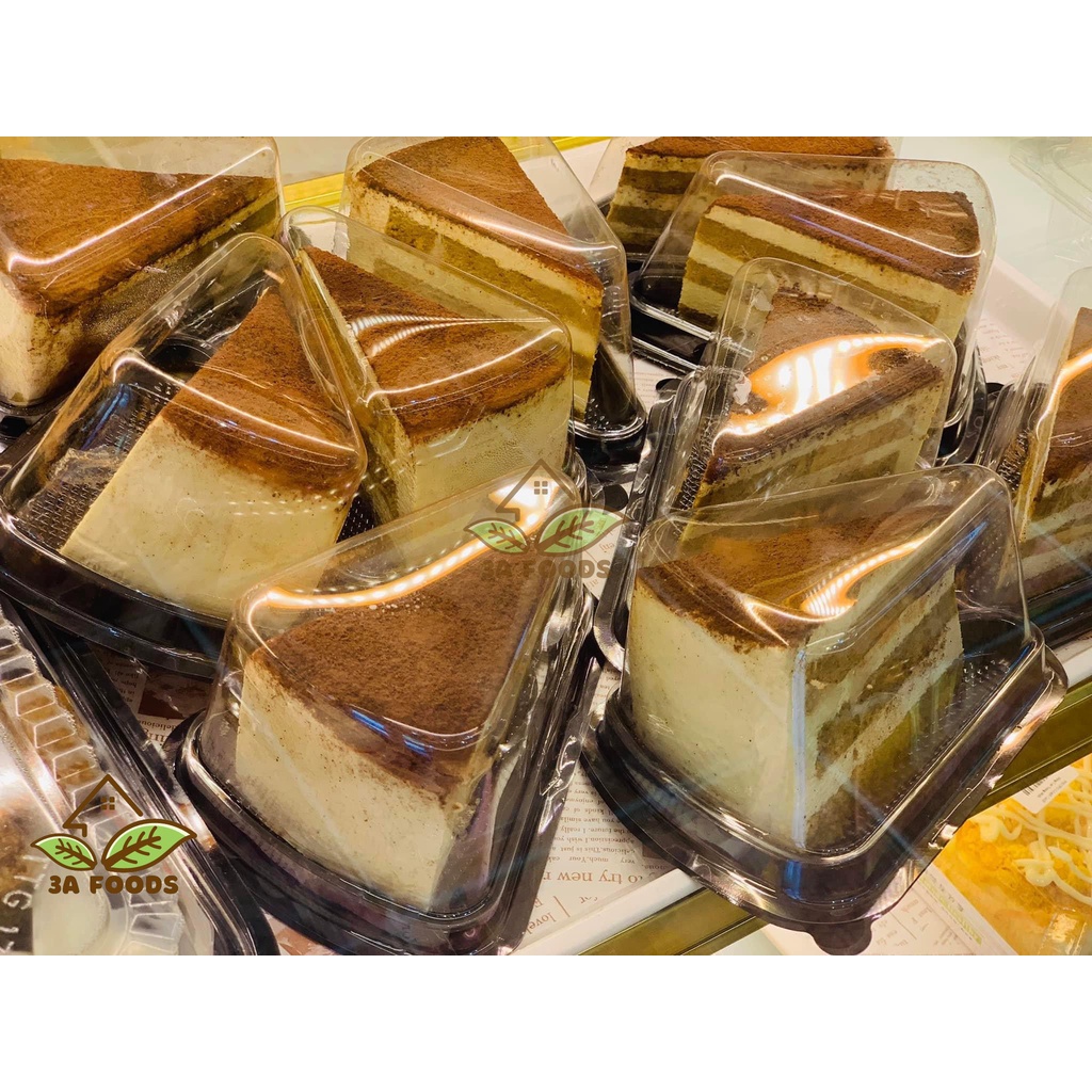 Bánh Lạnh Tiramisu Nhập Khẩu, Hộp 10 Miếng, Kết Cấu Mềm Mịn, Ngọt Dịu, Thơm Béo, Cam Kết Ăn Là Mê