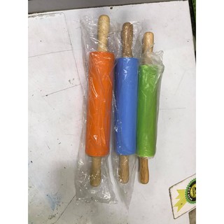 Cán lăn bột silicon có tay cầm kt 3017