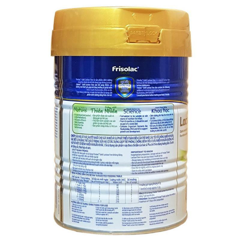 Sữa Frisolac Gold Lactose Free 400g/Date mới nhất