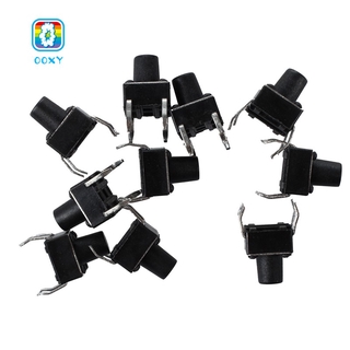 Bộ 10 Công Tắc Nút Bấm 6x6 X 7.5mm 4 Pins Dip Pcb