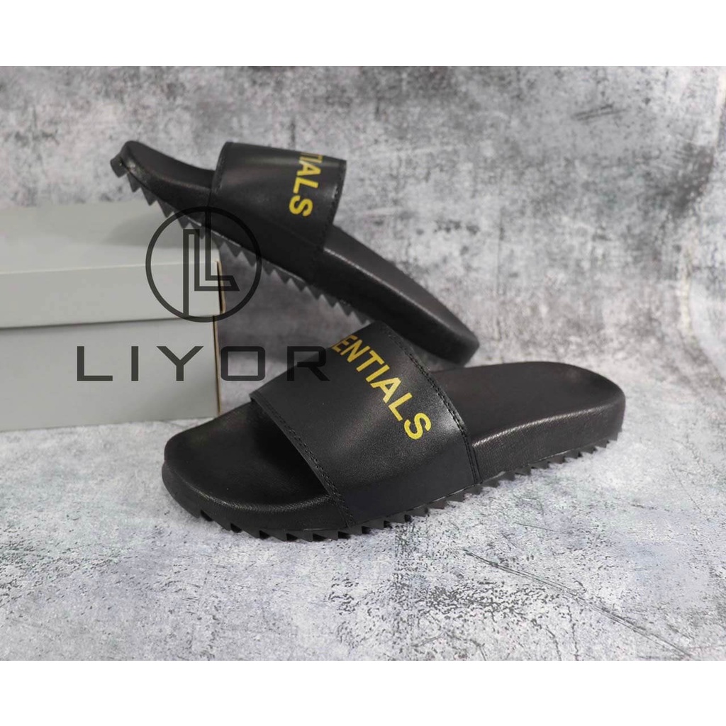 Dép quai ngang nam nữ, dép đúc Liyorstore chữ in đơn giản - DL003