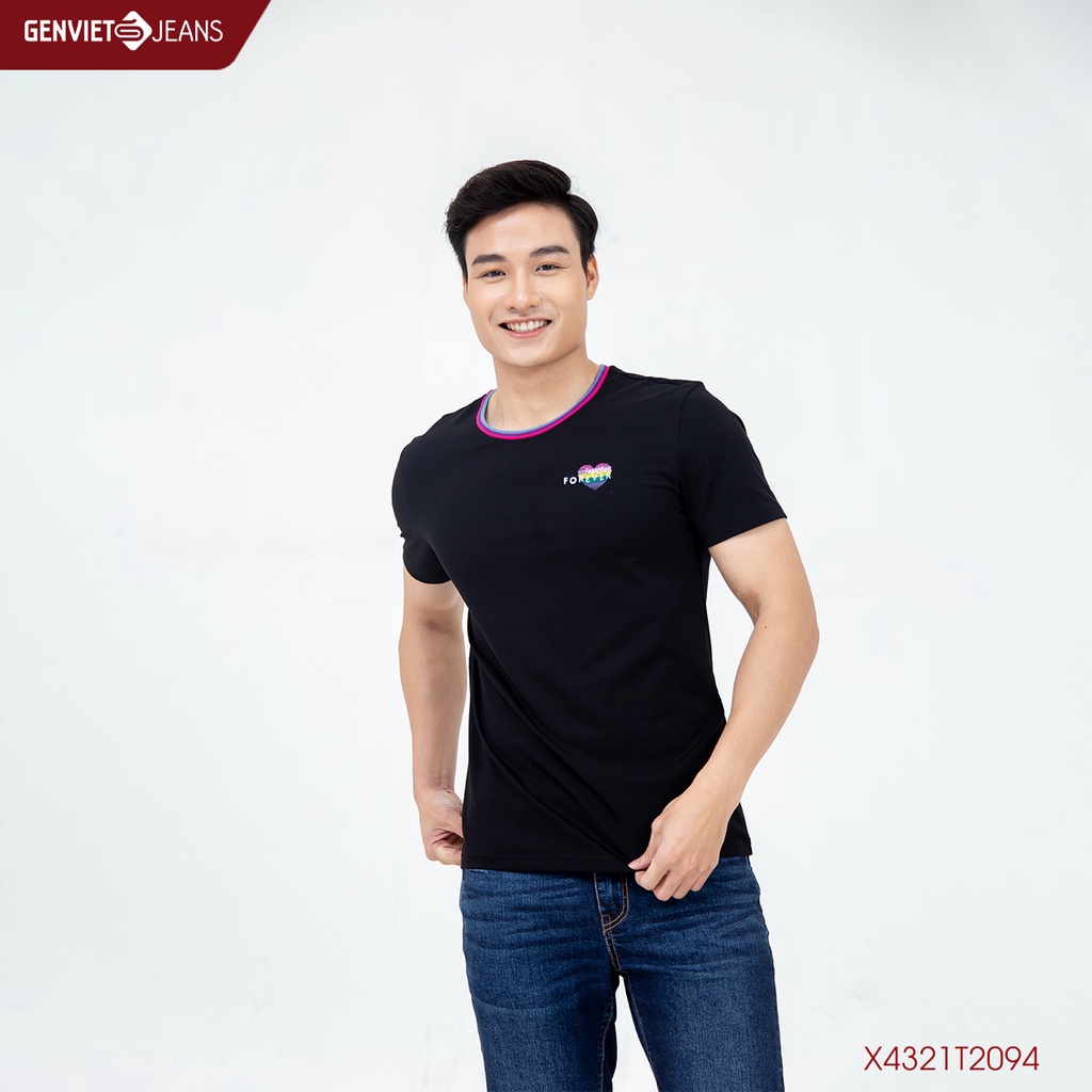 Áo Thun Nam Cộc Tay Genviet X4321T2094