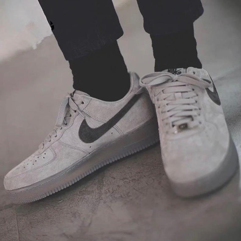 Giày AF1 Reigning Champ xám da lộn 807618-200 cao cấp nhẹ êm thoáng