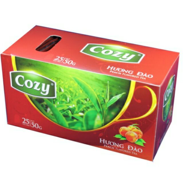 Trà đào túi lọc Cozy