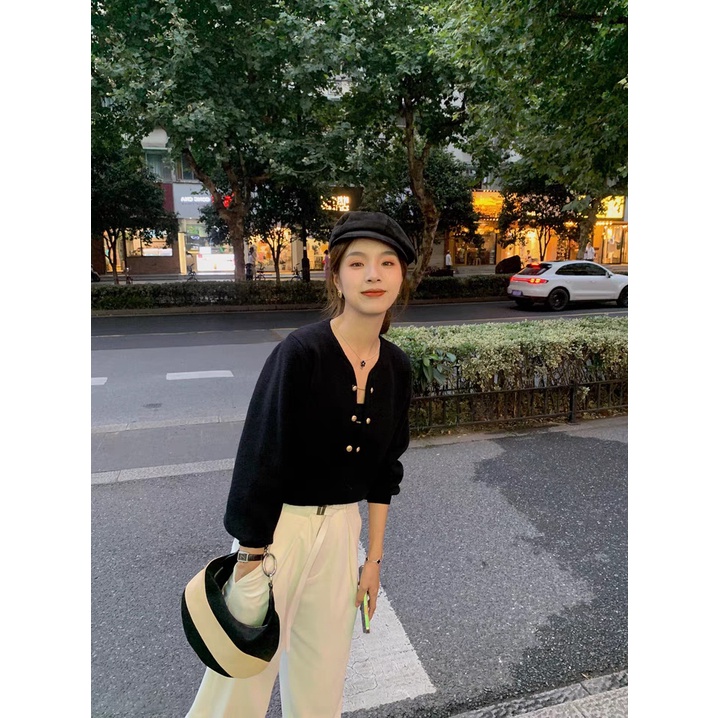 Áo Len Dài Tay Thời Trang Sang Chảnh Dành Cho Nữ