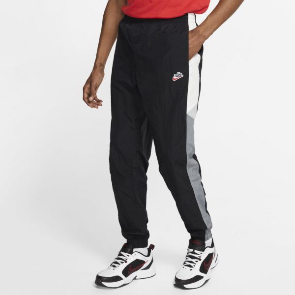 QUẦN DÀI NIKE HERITAGE WOVEN TROUSERS - ĐEN / XÁM