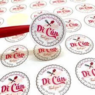 In tem decal - cắt sẵn - nhanh chóng