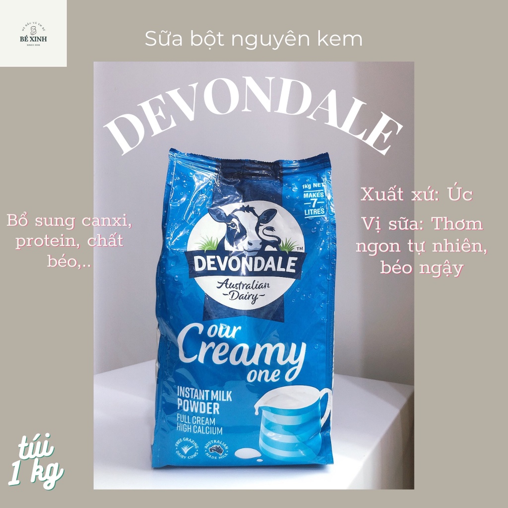 Sữa bột nguyên kem Devondale