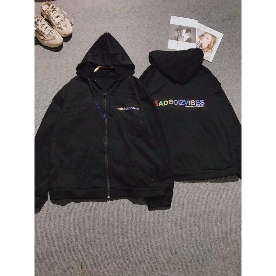 Áo Khoác Nỉ Hoodie Sadboizz Nam Nữ Ulzzang Unisex