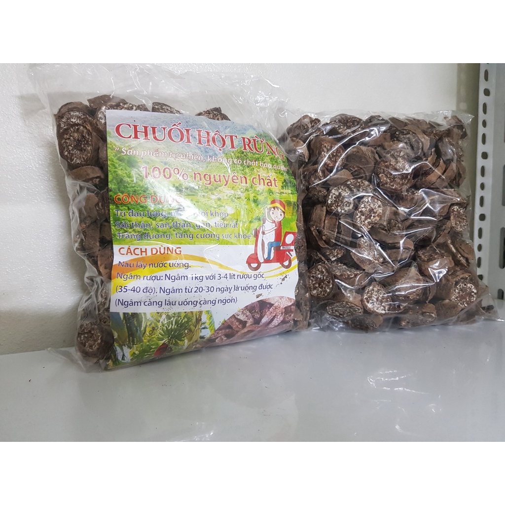 (1kg) Chuối hột rừng thái lát thơm nức mũi, tan sỏi thận, đỡ đau lưng, xương khớp