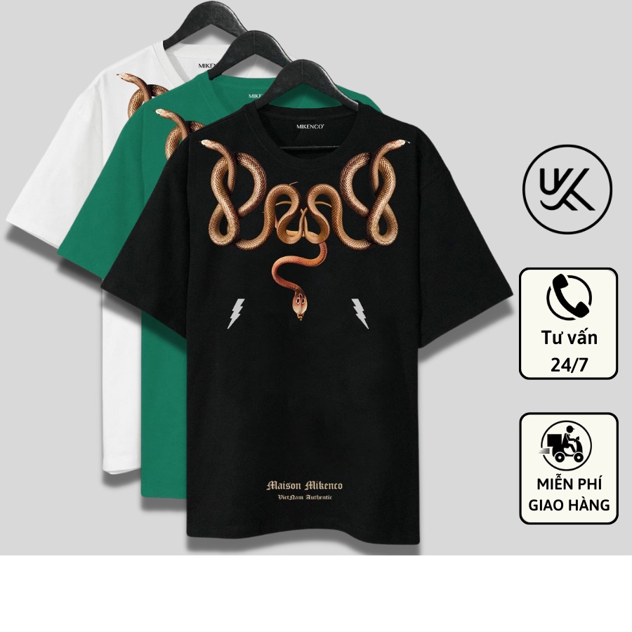 Áo Thun Tay Lỡ MIKENCO, áo phông unisex Form rộng oversize, chất liệu Cotton. KKIM Shop