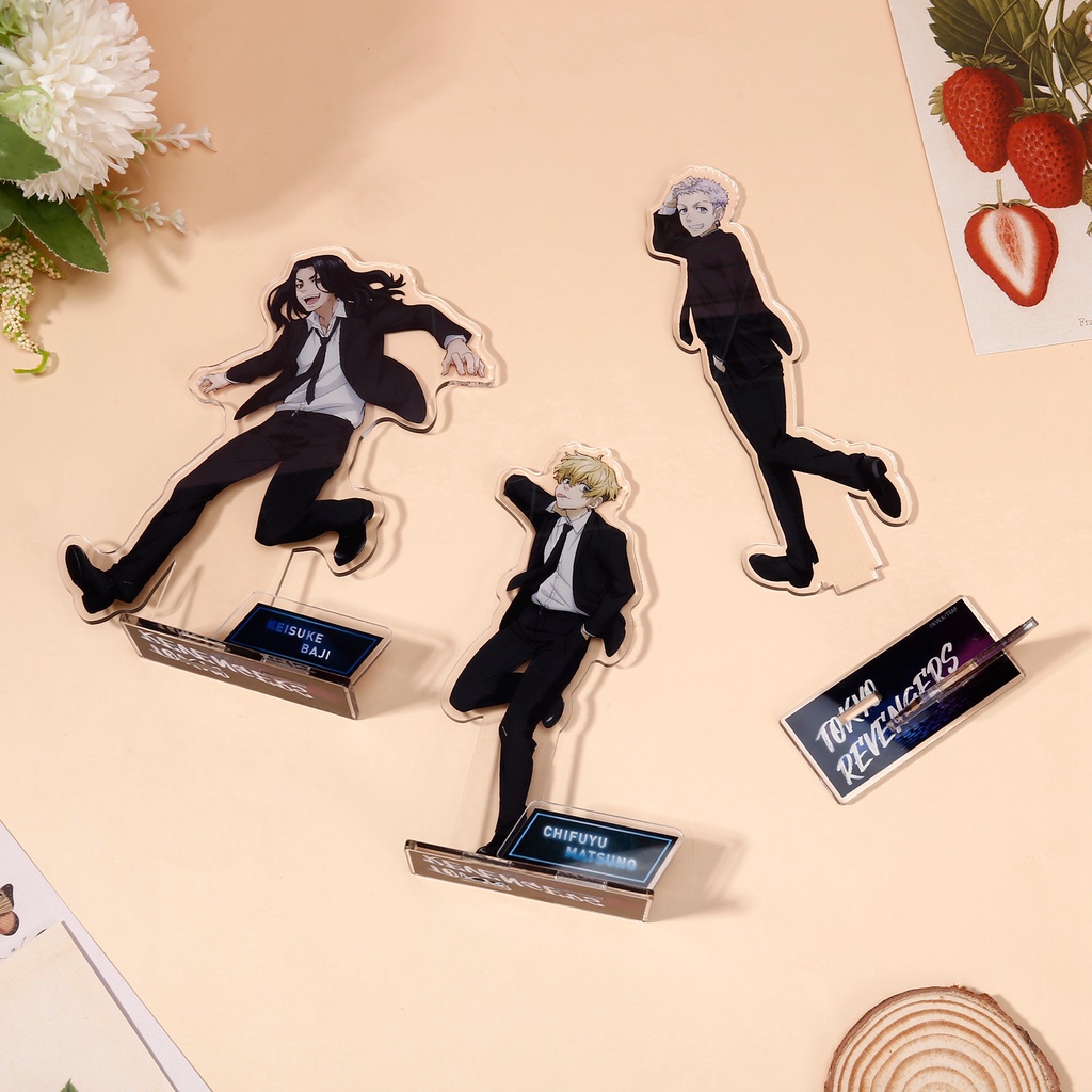 Mô hình nhân vật hoạt hình anime Tokyo Revengers bằng acrylic có đế dùng để trang trí trên bàn