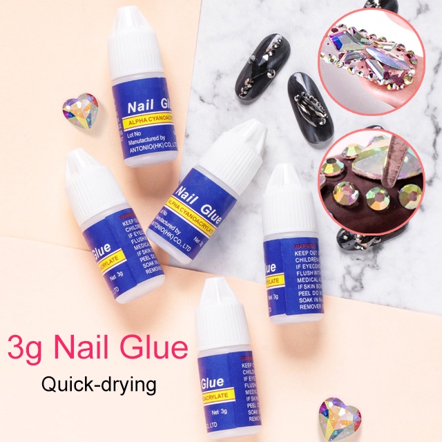 Lọ Keo 3G Trang Trí Móng Tay Chuyên Dụng