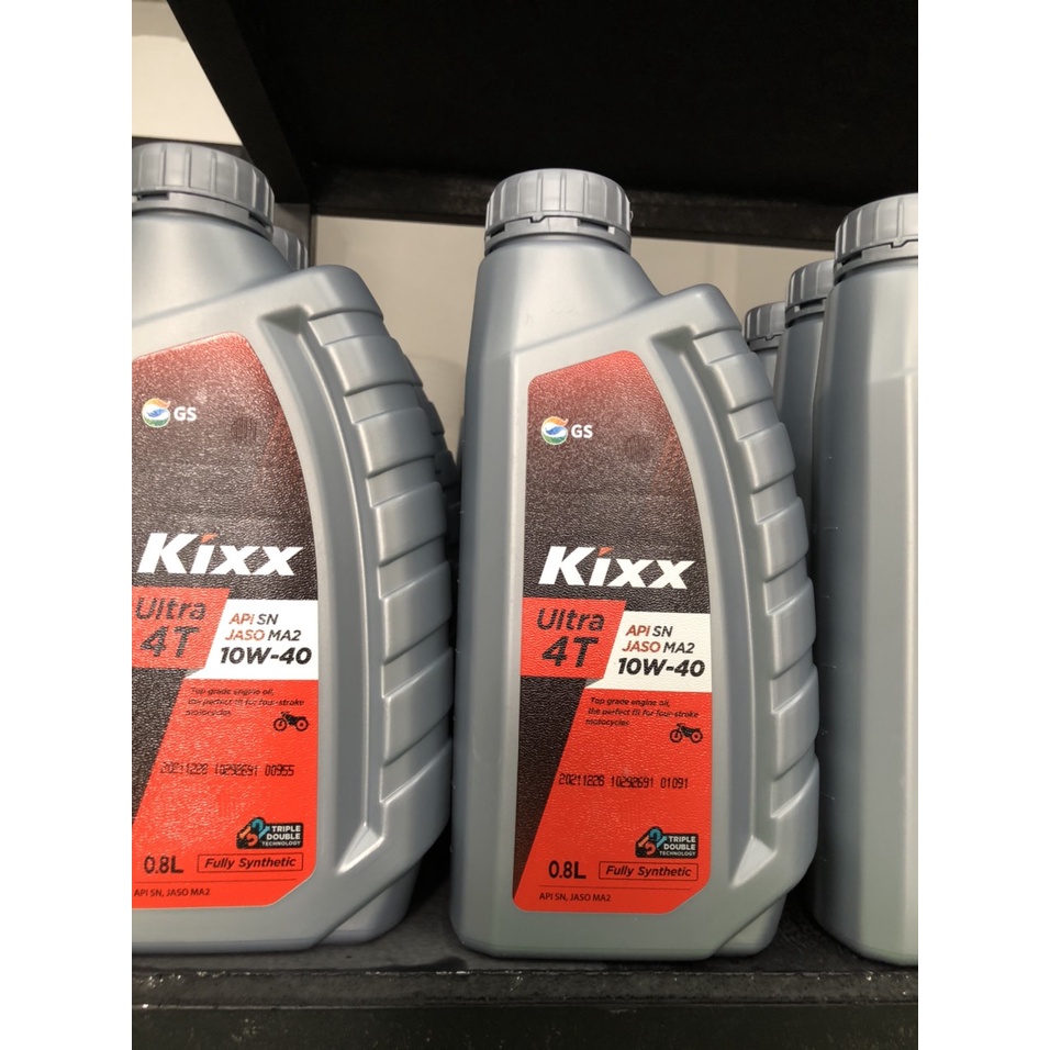 Nhớt Kixx Ultra 4T 10W40 Fully Synthentic tổng hợp hoàn toàn nhập khẩu Hàn Quốc
