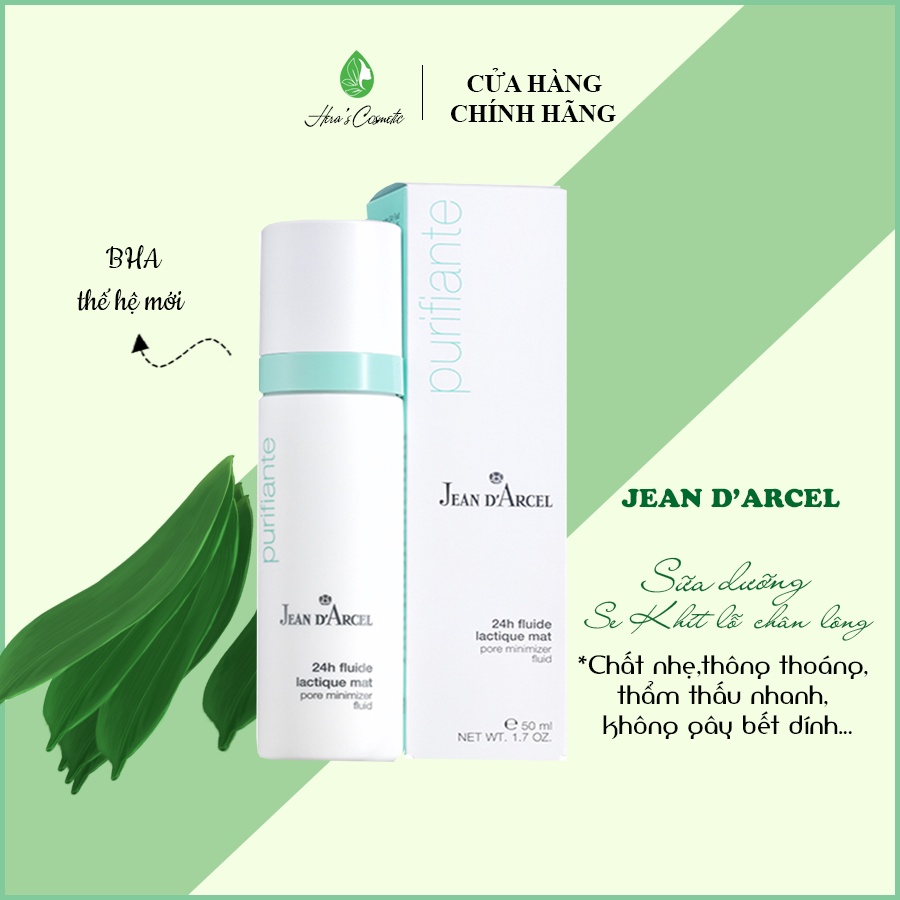 Sữa dưỡng giúp se khít lỗ chân lông Jean D'arcel 50ml ngăn ngừa mụn,kiểm soát bã nhờn