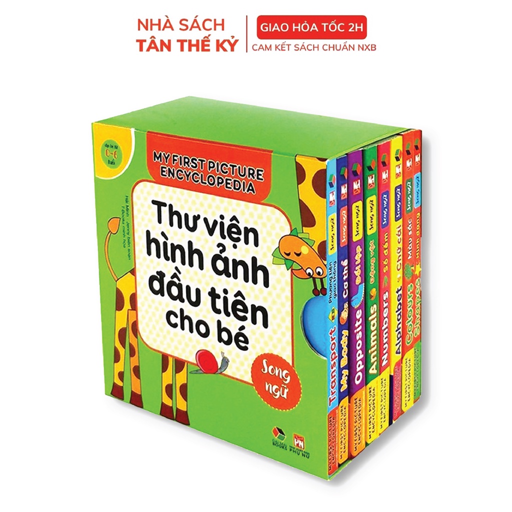 Sách - Thư viện hình ảnh đầu tiên cho bé song ngữ Việt - Anh nhận biết thế giới xung quanh