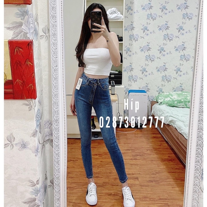 [XẢ KHO - GIÁ SỐC] Quần skinny 9 tấc lưng kiểu (Híp shop)