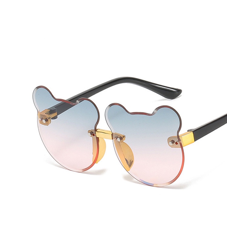 Kính Mát Chống Tia UV Hình Tai Gấu Dễ Thương Cho Bé