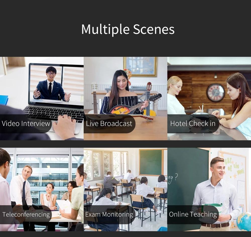 Xiaovv 1080P USB Webcam Camera Ultra Wide Angle Auto Focus For Laptop PC Online Teaching Đa Năng Chất Lượng Cao from xiaomi | BigBuy360 - bigbuy360.vn