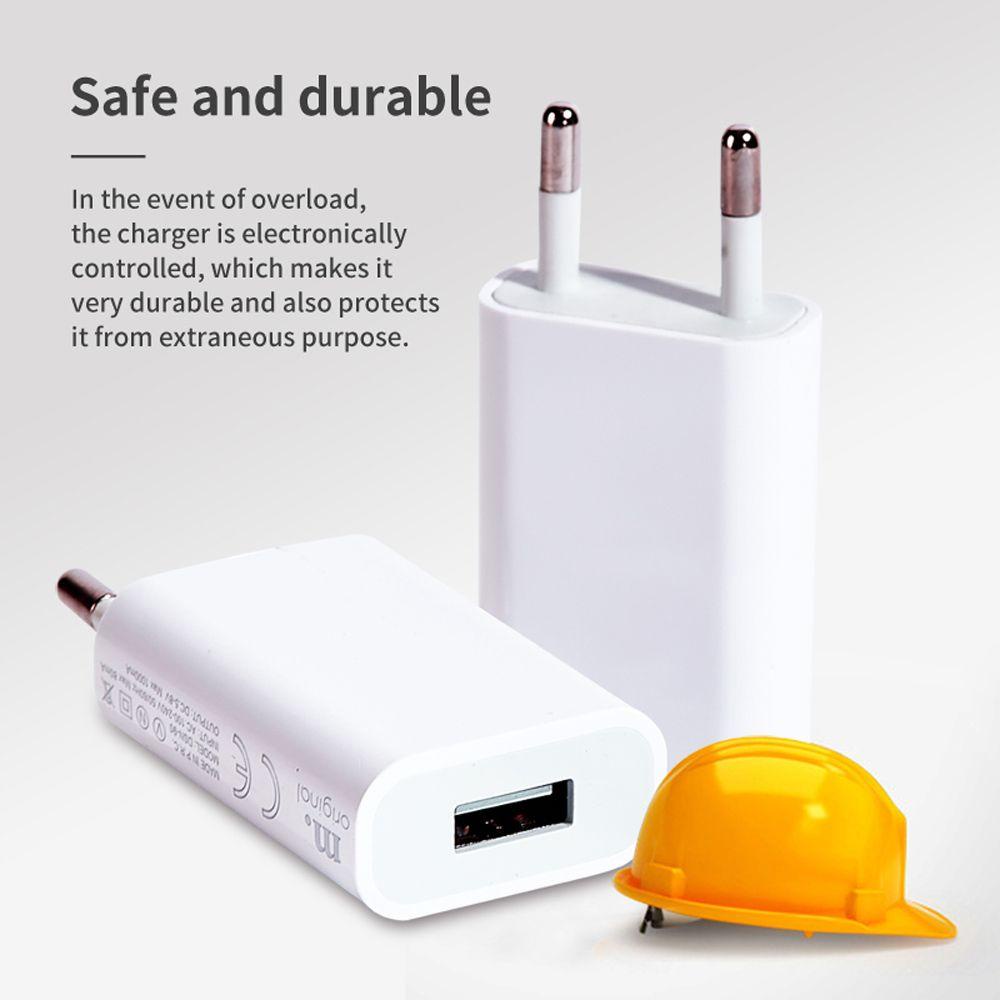 Củ Sạc Điện Thoại Mini Chuyển Đổi Phích Cắm EU Tiện Dụng Mang Theo Du Lịch