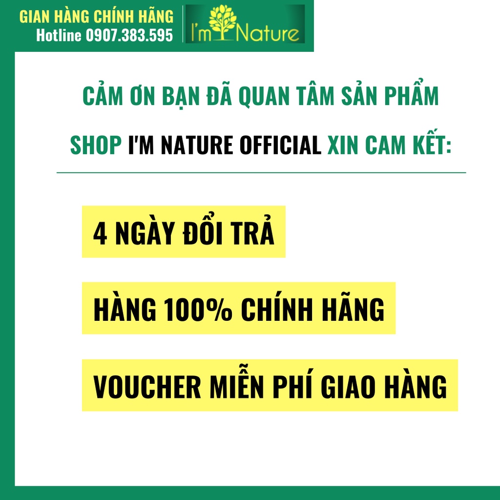 Rượu Nghệ Vàng Hạ Thổ I'm Nature Làm Mờ Thâm Rạn - Sáng Da - Se Khít Chân Lông (500ml)