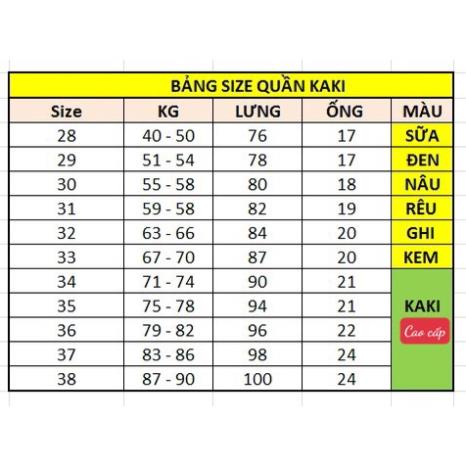 HCM️Quần KAKI Âu Nam Cao Cấp Dành Cho Nam Nữ  Đủ Màu Mina_fashion