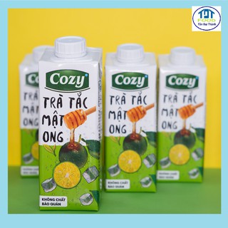 Cozy lốc 4 trà tắc mật ong hộp 225ml