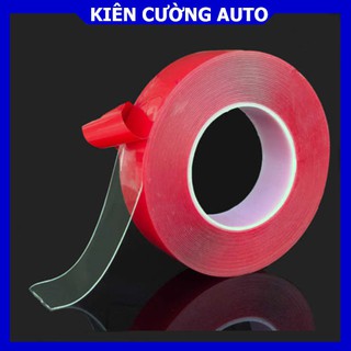 Băng dính trong 2 mặt dán cường lực siêu gắn kết dài 3 met