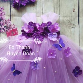 Váy tutu tím nhạt CTC