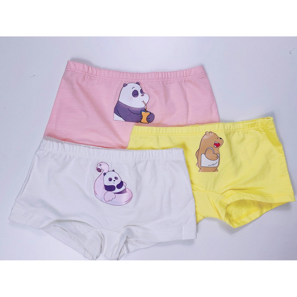 Set 3 quần chíp đùi xuất khẩu cho bé gái_MiaKids