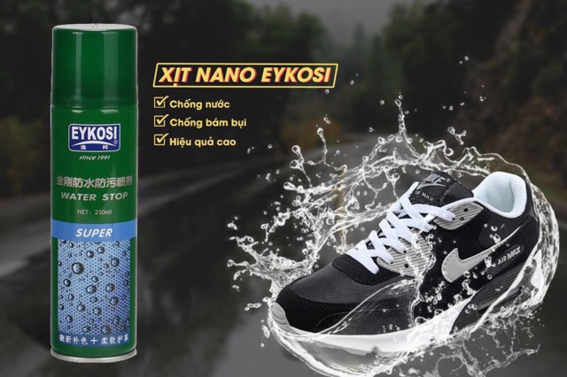 [CHÍNH HÃNG] Xịt Nano Chống Nước Bảo Vệ Giày, Đồ Vật ( X3 SỨC MẠNH )