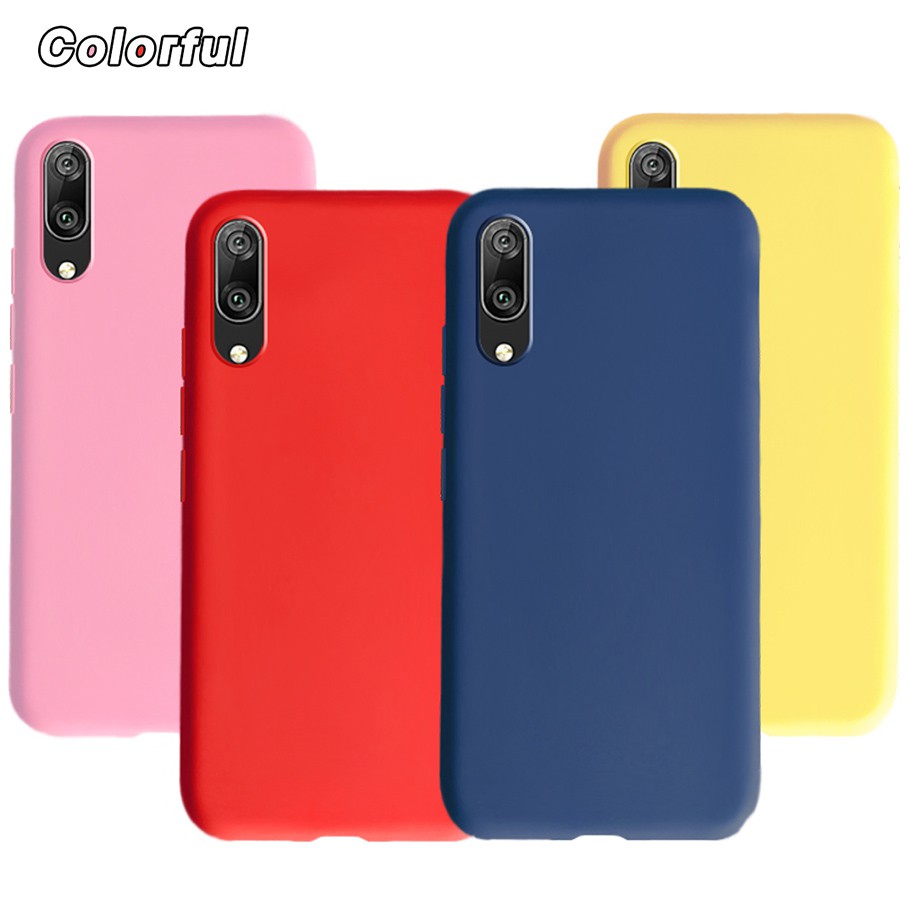 Ốp điện thoại tpu mềm màu kẹo cho Huawei Y7 Pro 2019/ Y6 Pro 2019 Y7Pro Dub-Lx2 Y6Pro 2019 Mrd-Lx2