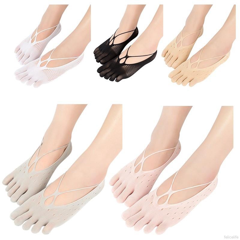 Vớ xỏ 5 ngón thiết kế phối lưới thoáng mát dành cho nữ