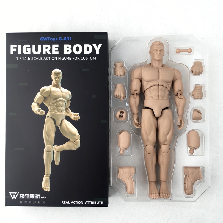Mô hình đồ chơi Figure Body kun Nam đô con GWToys G001 tỉ lệ 1/12  - custom figure action