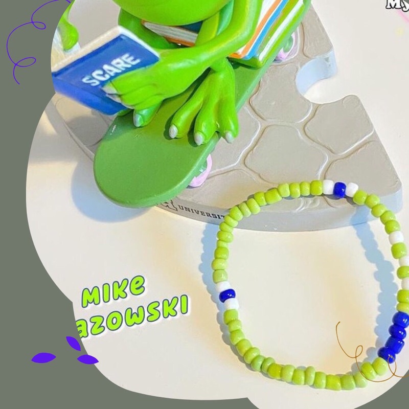 Vòng tay handmade Mike Wazowski 🐸