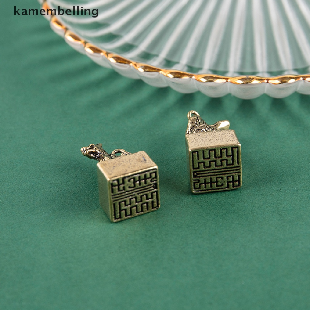 Kamembelling Móc Chìa Khóa Bằng Đồng Thau Trơn Chất Lượng Cao Mặt Hình Cung Hoàng Đạo Trung Quốc Sáng Tạo Phù Hợp Với Bàn Làm Việc