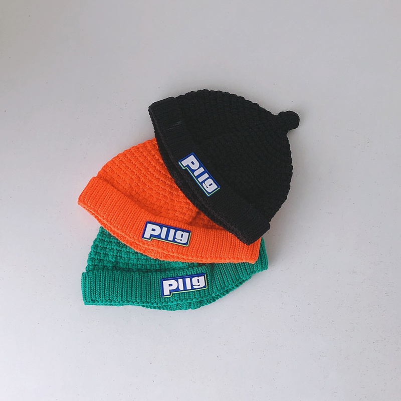 Mũ Len Dệt Kim Siêu Mỏng Thời Trang Mùa Thu Đông Dễ Thương Dành Cho Trẻ Nhỏ