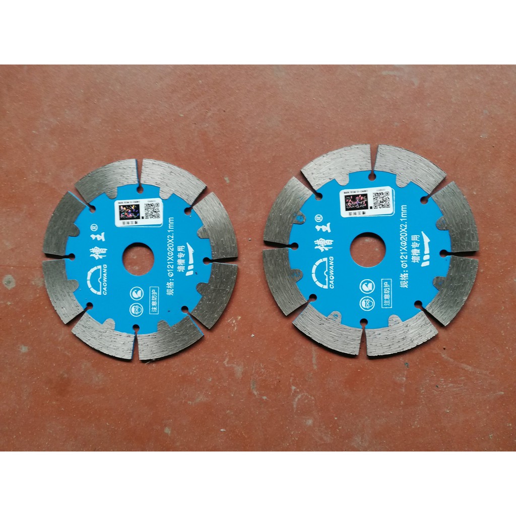 [ Bộ 2 Lưỡi 121mm] Lưỡi Cắt Rãnh Tường *121mm CAOWANG