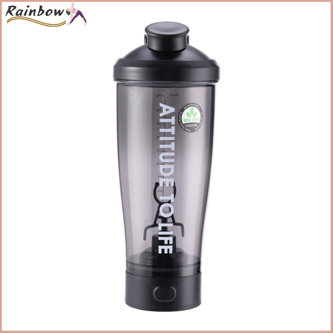 Bình Lắc Protein Chạy Điện Tự Động Chống Rò Rỉ Kích Thước Nhỏ Gọn Dành Cho Thể Thao