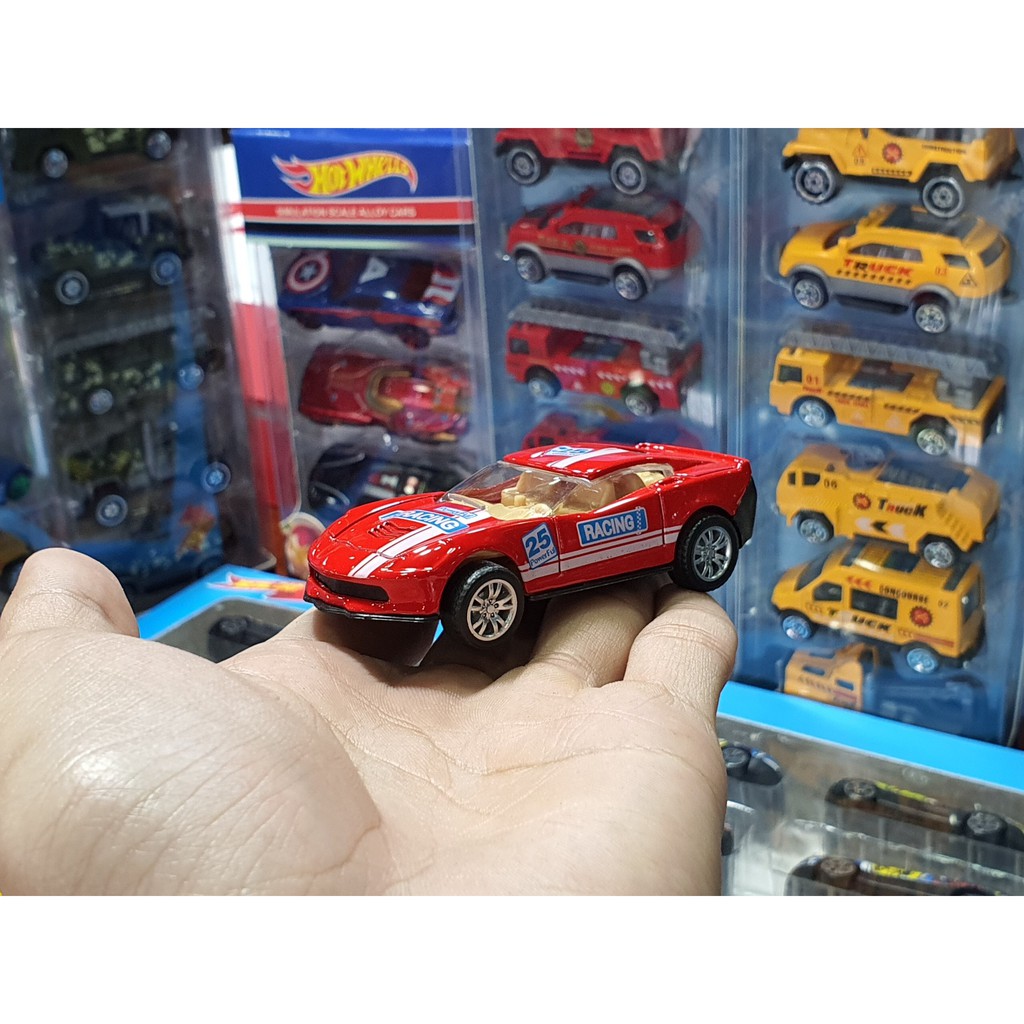 Xe Mô Hình Đồng Giá 25k- Mã: K1004-2 . Mẫu Sắt Chevrolet Đỏ Chạy Trớn Đủ Mẫu 5c Tách Lẻ Size Mini _03